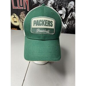 NFL Team Apparel Green Bay Packers Adjustable Mesh Snap Back Hat Sample